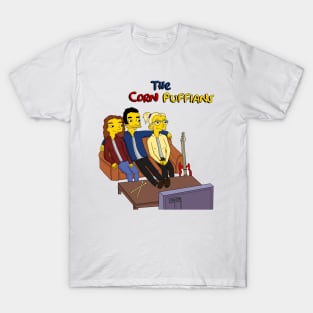 Limited Edition Transparent Simpsons Inspired Corn Puffians Design! T-Shirt